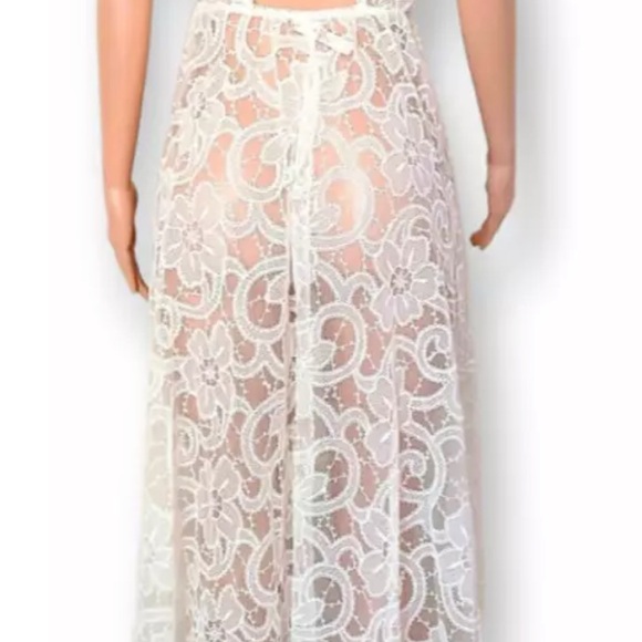 Victorias Secret Dream Angels Lace Kimono Robe sz XS/S Duster Open Front Coverup - Picture 11 of 11